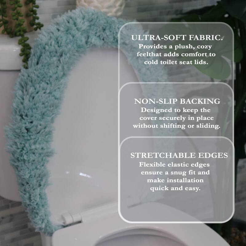 Element Plush Bathroom Rugs Quick-Dry Bathroom Mat, Washable & Absorbent Bath Rugs