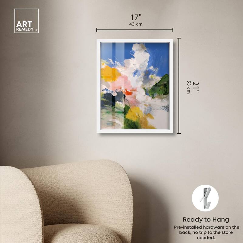 Clouds and Color II Shadowbox by Art Remedy