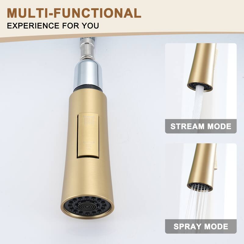 Kitchen Faucet Single-Handle Pull-Out Sprayer Kitchen Sink Faucet