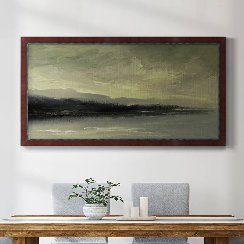 Coastal Dawn Premium Framed Canvas- Ready to Hang