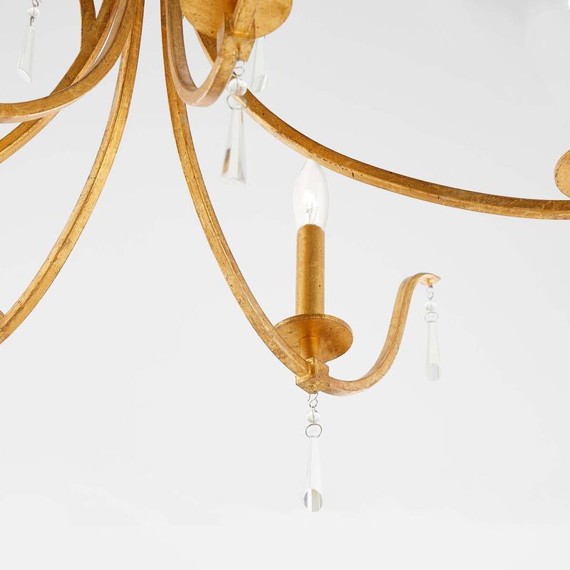 Quorum International 621-6 Majesty 6 Light 23" Wide Taper Candle Style