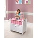 preview thumbnail 6 of 17, Badger Basket Cabinet Doll Crib with Bedding and Personalization Kit