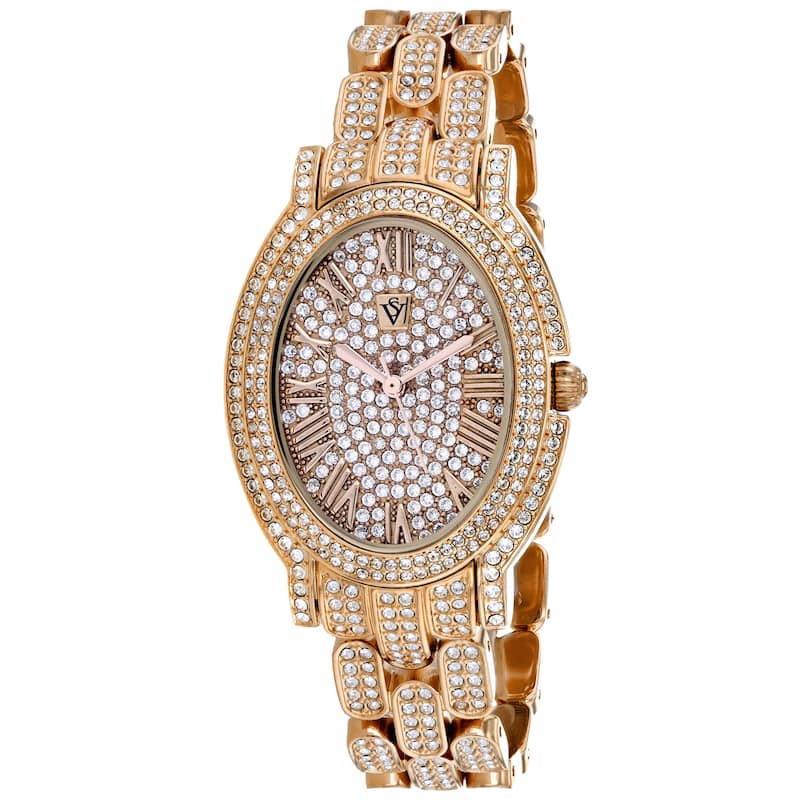 Christian Van Sant Women's Amore Rose Gold Dial Watch - CV7235 - Rose Gold - 6 (36)