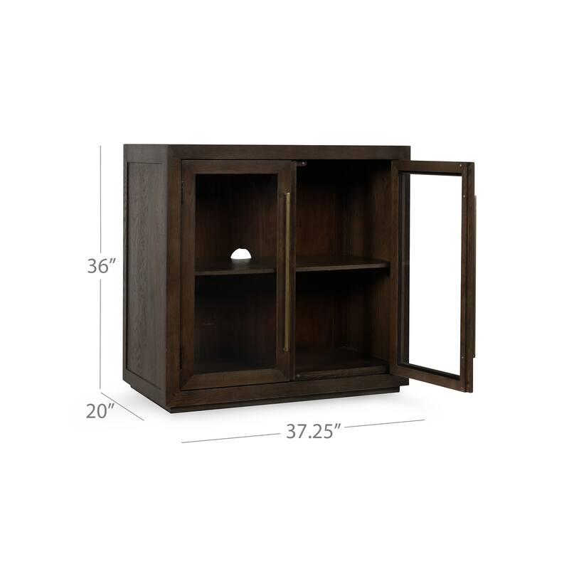 Classic Home Bradley Two-Door Oak Cabinet