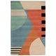 preview thumbnail 61 of 72, SAFAVIEH Handmade Rodeo Drive Sofoula Mid-Century Modern Abstract Wool Rug 5' x 8' - Gold - Rectangle