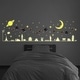 preview thumbnail 2 of 0, Walplus Glowing Moon Stars Travel Around World Wall Sticker Home Decor