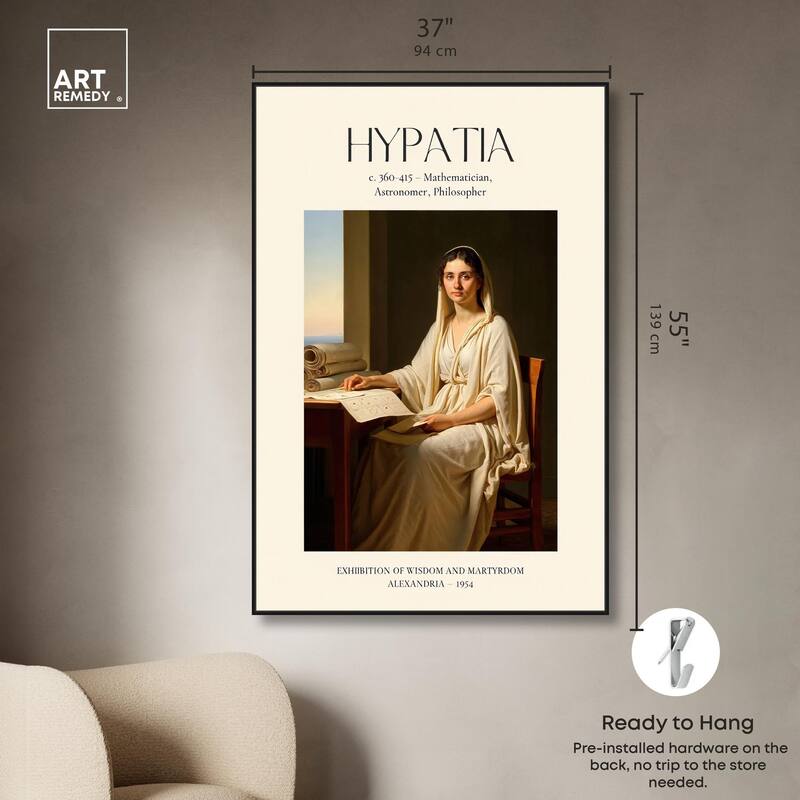Philosopher of Alexandria Canvas by Art Remedy