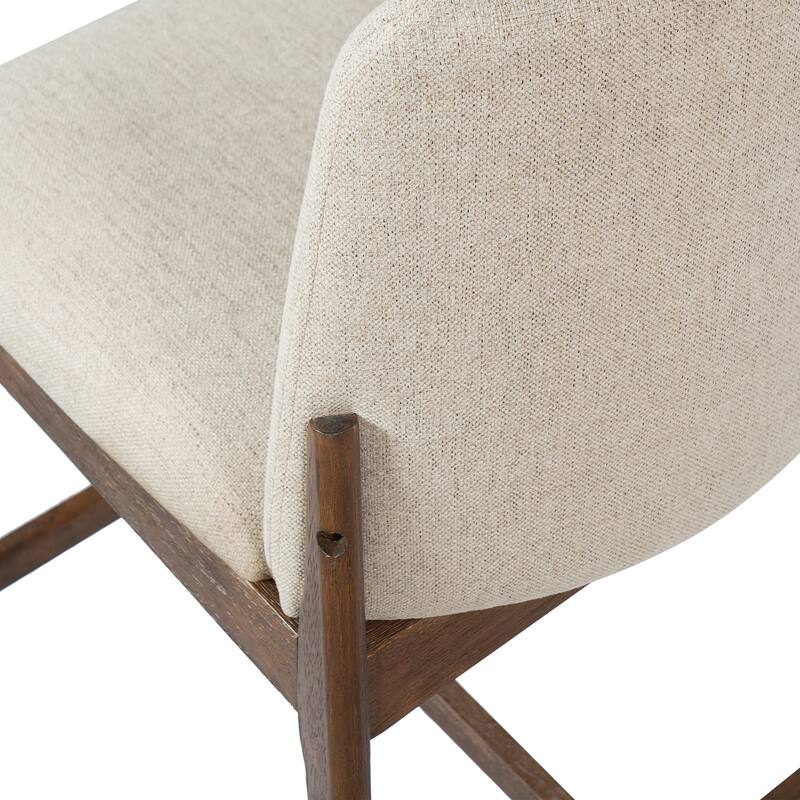 Christopher Knight Home - Clara Modern Wooden Upholstered Counter Stool
