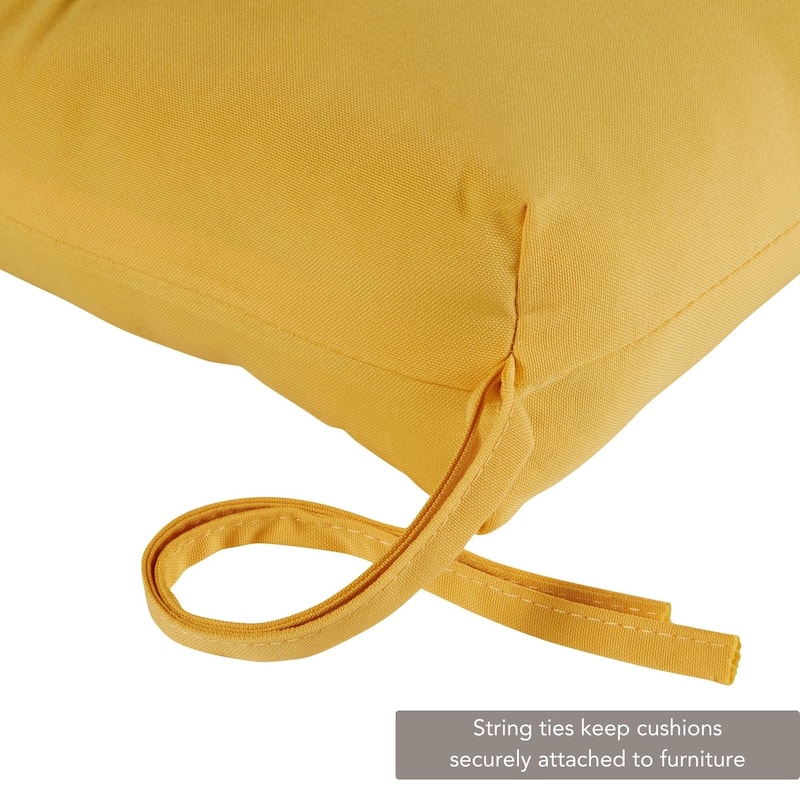 Sunbeam 51-inch Outdoor Yellow Bench Cushion (Cushion Only)