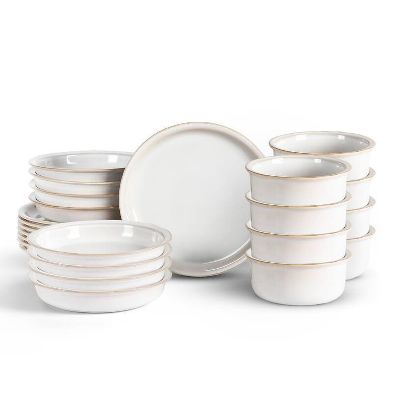 Stone Lain Slate Stoneware Dinnerware Set