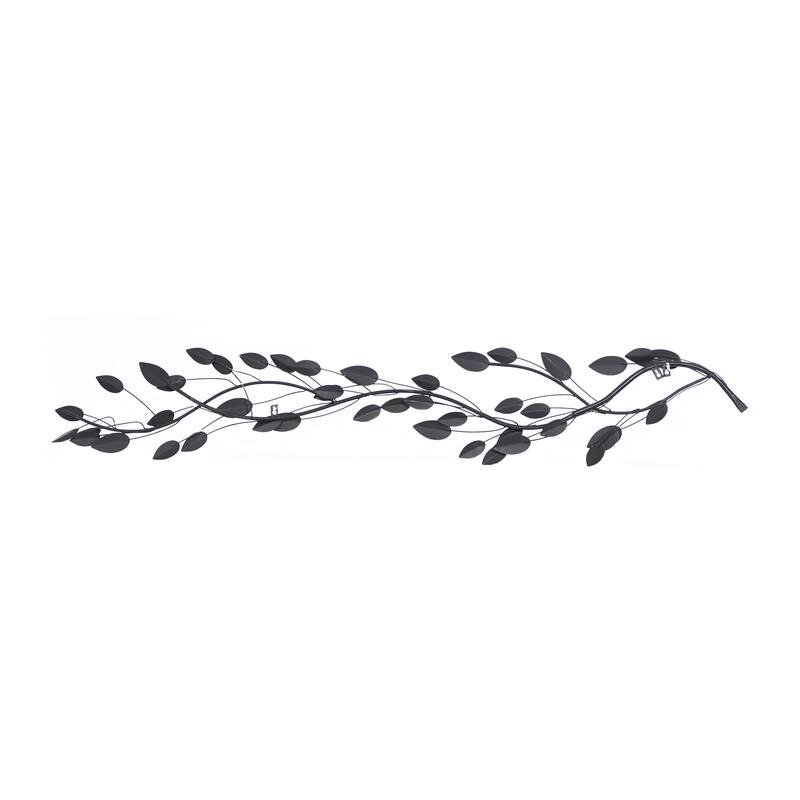 Metal Leaf Home Wall Decor - Brown - Roche River Decor