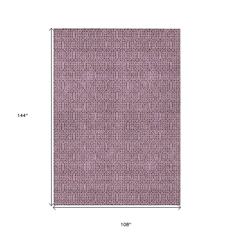 HomeRoots Geometric Transitional Rectangle Outdoor Rug