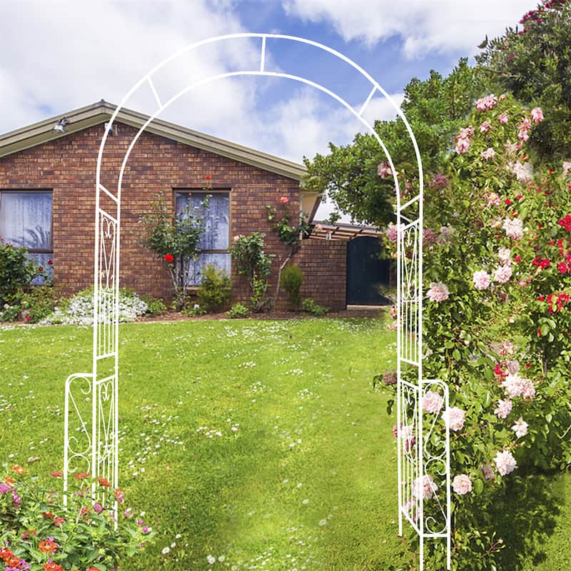 White Metal Garden Arch