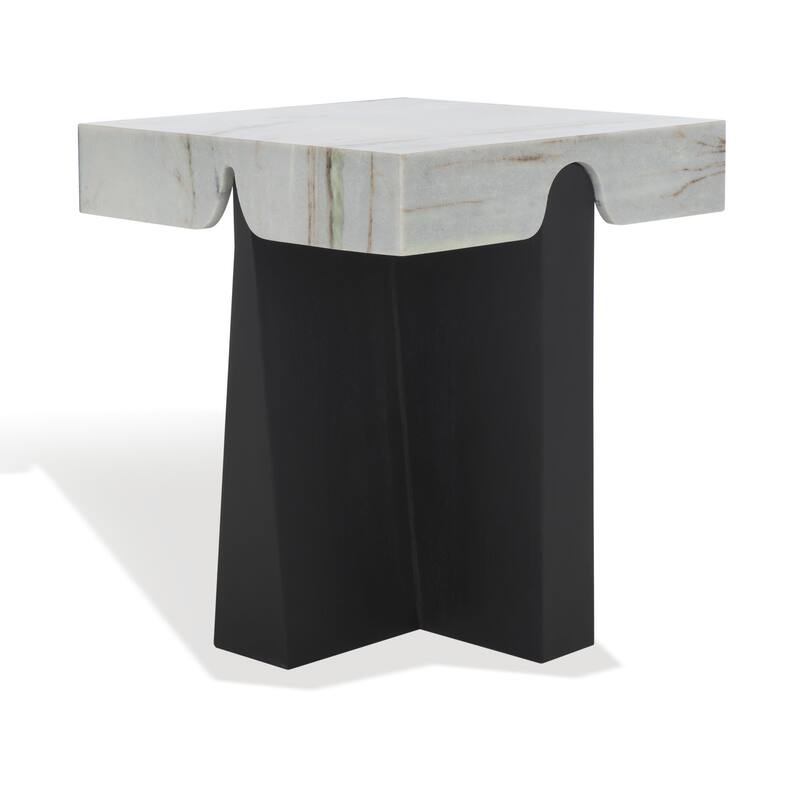 SAFAVIEH Couture Roxandra Marble Top Accent Table - 20"W x 20"D x 22"H