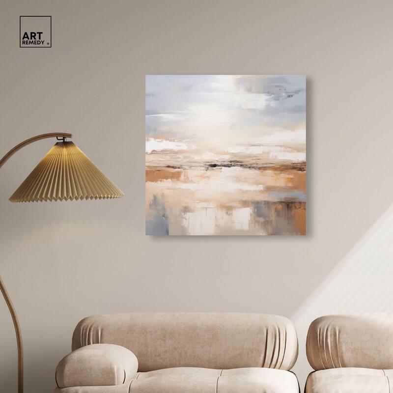 Coastal Calm Canvas by Art Remedy, Gallery Wrapped