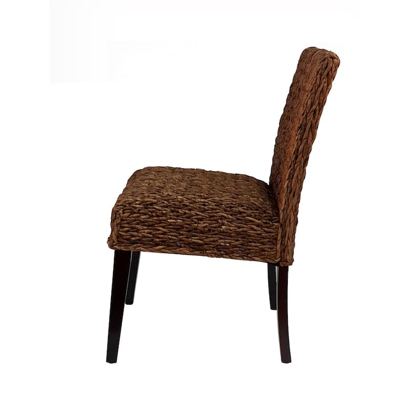 Woven Rattan Dining Chair Set of 2