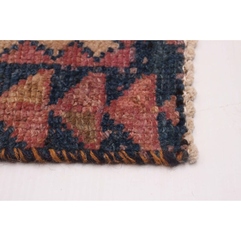 ECARPETGALLERY Hand-knotted Melis Vintage Copper Wool Rug - 3'9 x 13'0