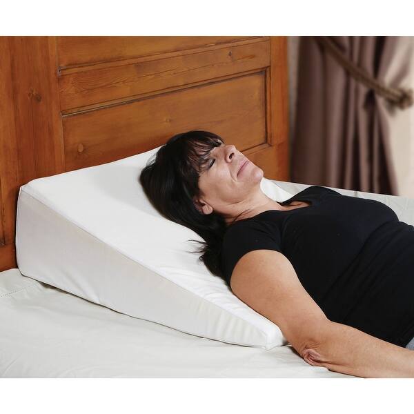 Shop Bed Wedge Support Pillow Premium Hybrid Memory Foam