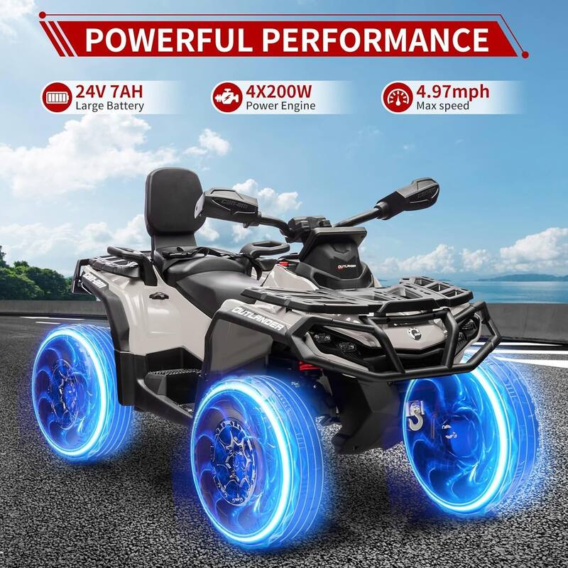 24V Electric Toy Ride On Car for Kids Best Gift, Blue
