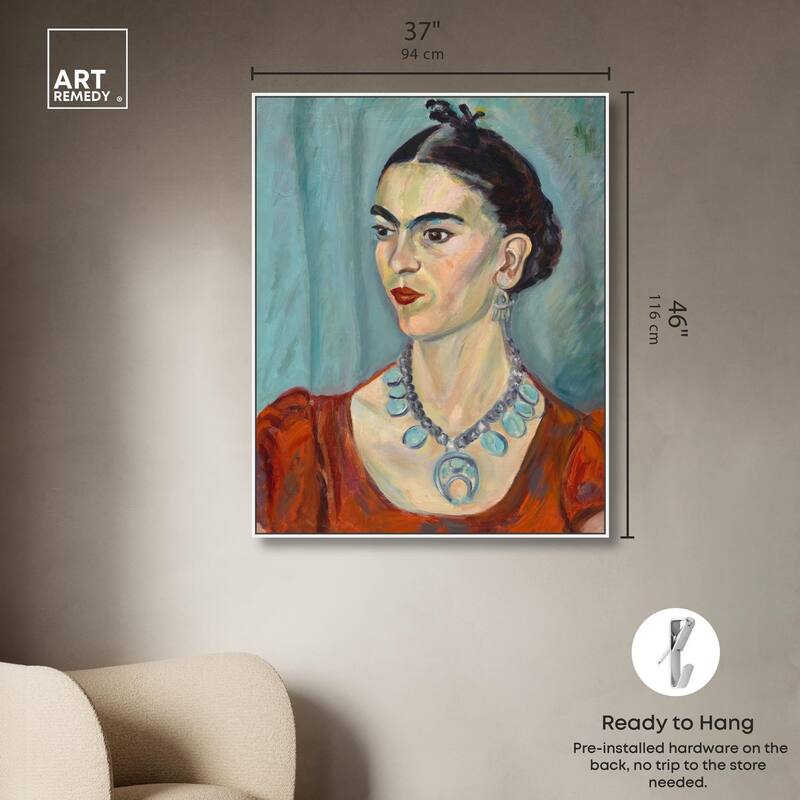 Frida Kahlo by Magda Pach 1933 Canvas by Art Remedy