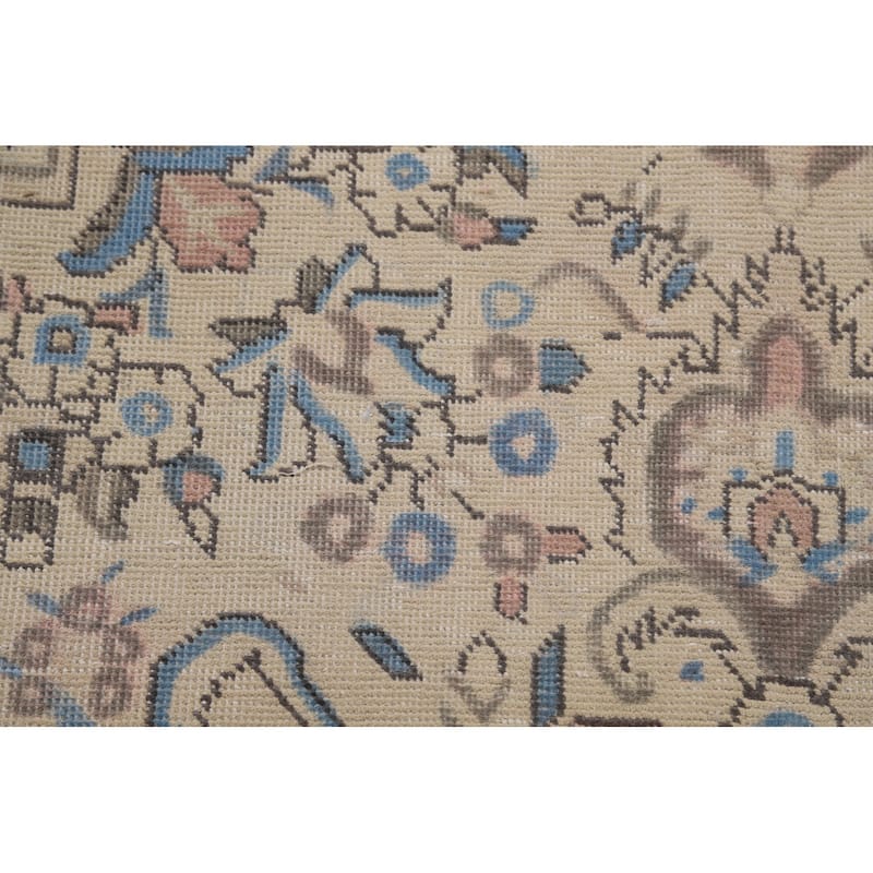 Tabriz Persian Area Rug Hand-Knotted Oriental Wool Carpet - 6'8"x 9'7"