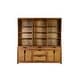 preview thumbnail 3 of 7, Furniture Classics Pine Cane DeWitt Display Storage Cabinet