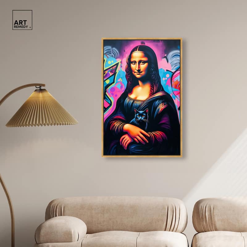 Lisa's Little Secret II Canvas by Art Remedy