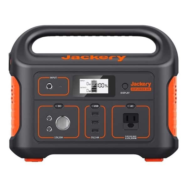 Jackery Portable Power Station Explorer 500,Outdoor Solar Generator - Bed  Bath & Beyond - 40874794