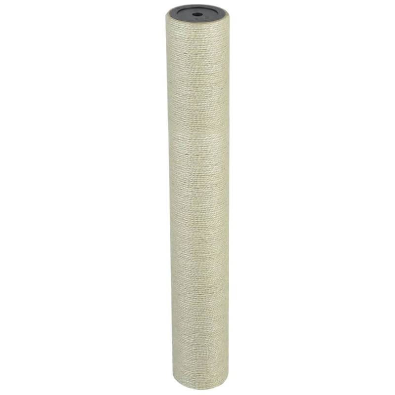 vidaXL Cat Scratching Post Beige Natural sisal, particle board