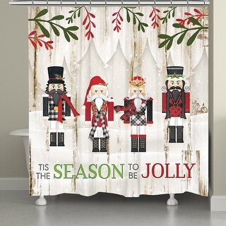 Nutcracker Christmas Shower Curtain