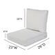 Haven Way Universal Outdoor Deep Seat Lounge Chair Cushion Set