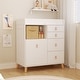 preview thumbnail 4 of 36, Storage Dresser Chest w/Changing Station for Infant Kids Bedroom White