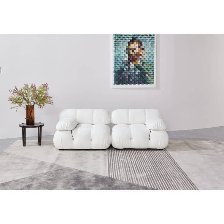 Breeley 76'' Chenille Upholstered Loveseat
