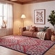 preview thumbnail 11 of 102, SAFAVIEH Handmade Capri Ilianka Wool Rug 8' x 10' - Red/Green - Rectangle