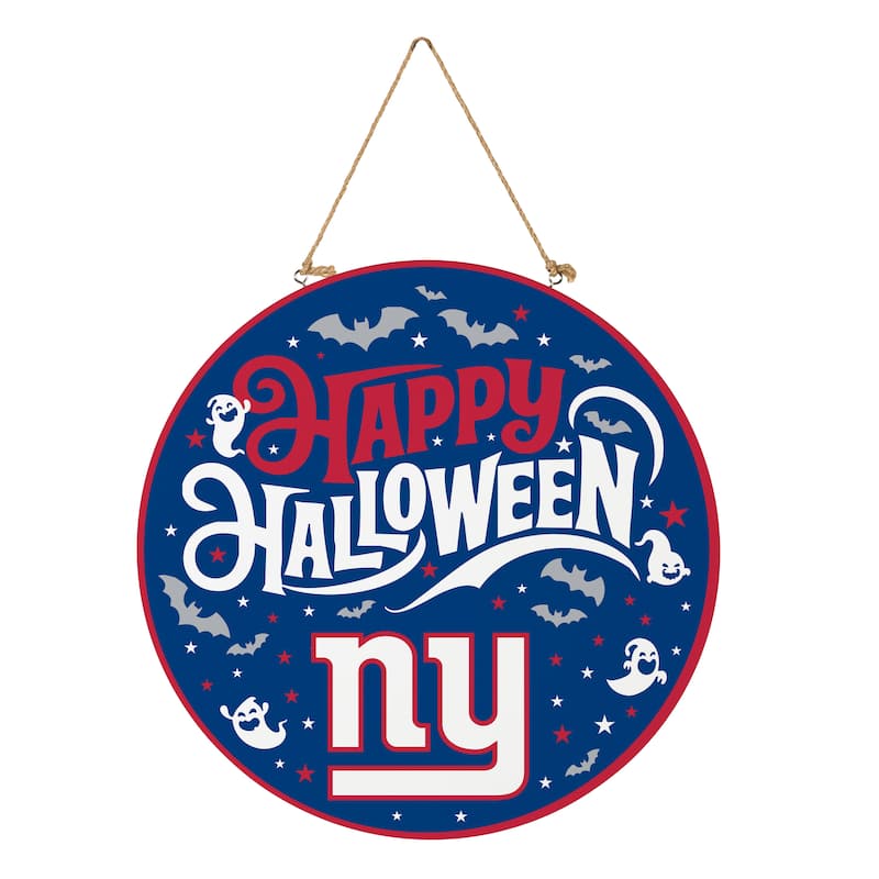New York Giants 18" x 18" Halloween Door Décor Wall Sign