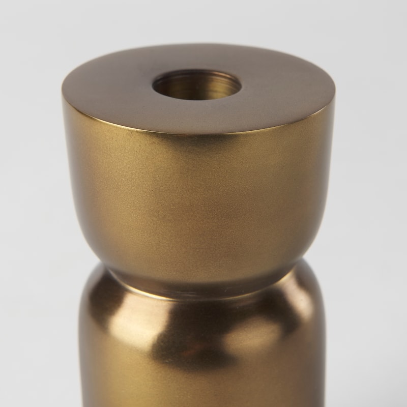 Malta Aluminum Candle Holder Large