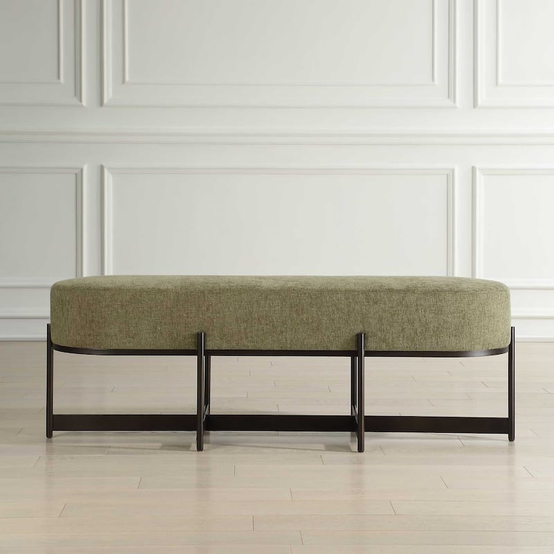 Uttermost Merino Moss Fabric Bench