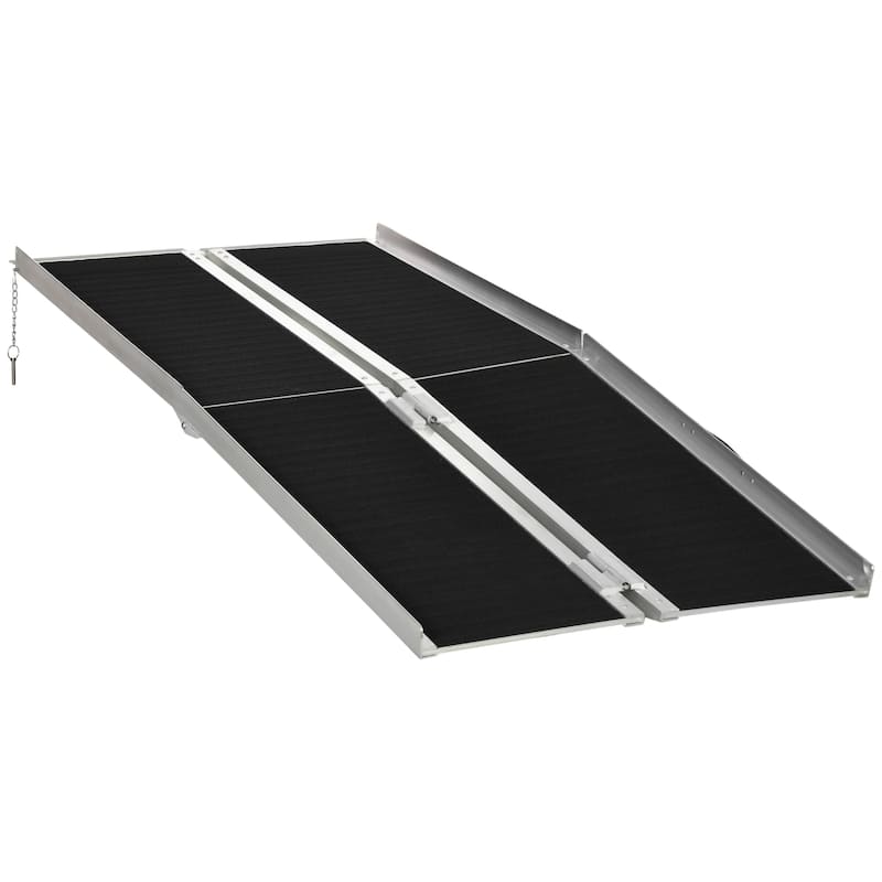 Portable Wheelchair Ramp for Home Threshold Handicap Ramp - Black