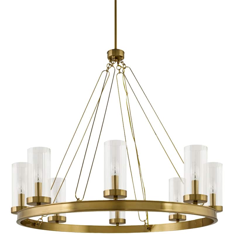 Livabliss Motovun Rustic Chandelier - 35"L x 35"W x 32"H