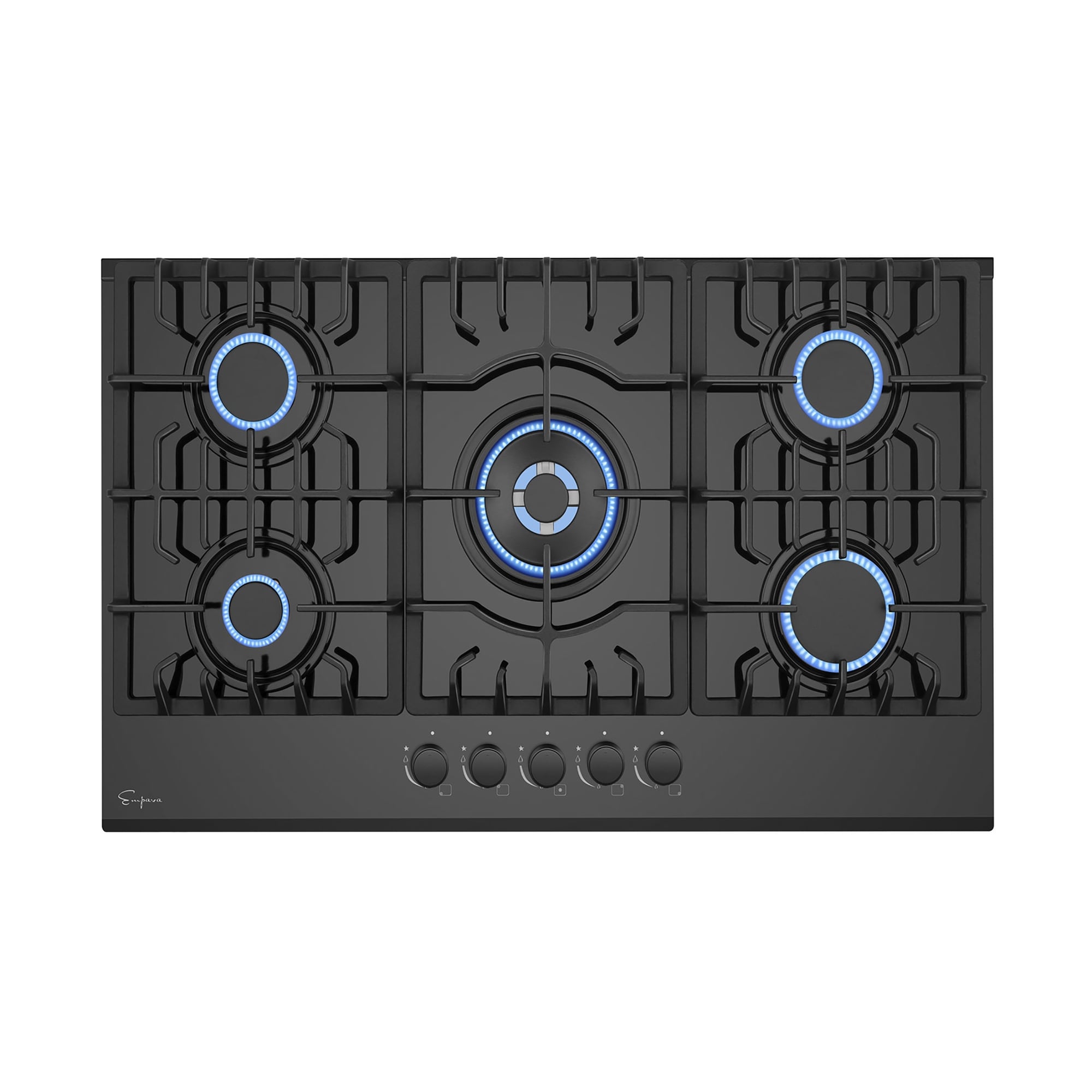 Empava 30 Built-in Gas Stove Cooktop with 4 Sealed Burners LPG Convertible in Stainless Steel 30 Inch 