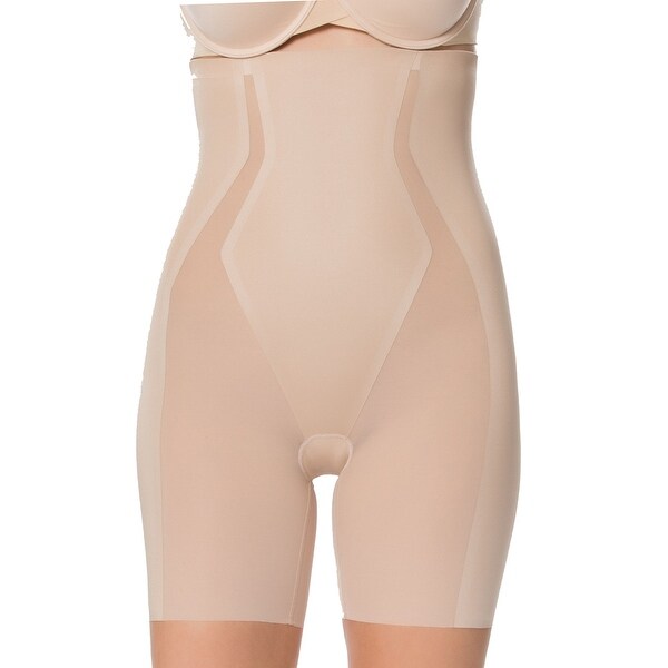 spanx haute contour mid thigh short