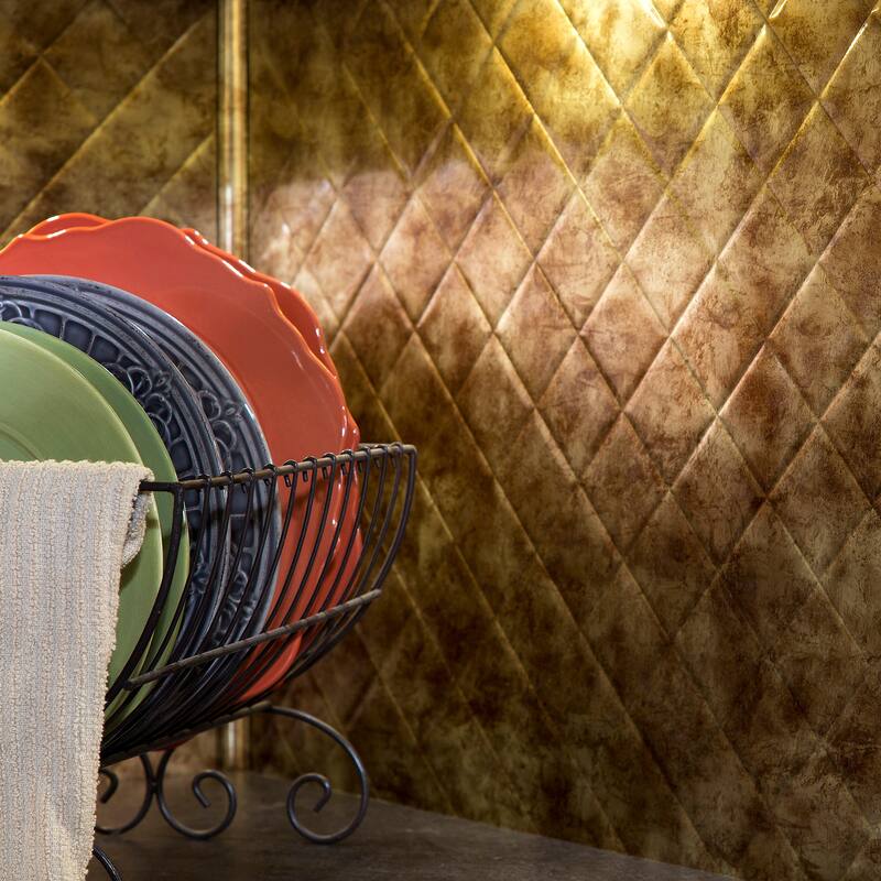 FASÄDE Quilted Decorative Vinyl Backsplash Panel
