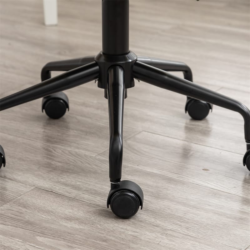 Diamond Tufted Adjustable Swivel Office Chair