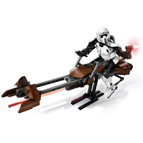 lego star wars scout trooper & speeder bike
