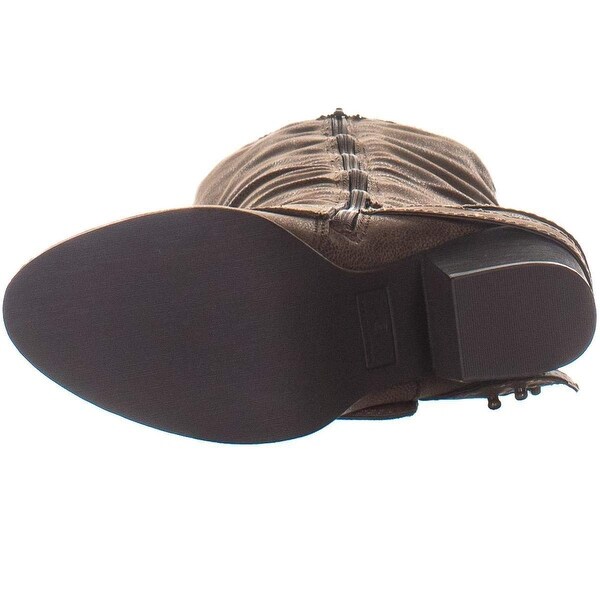 taupe wide calf boots