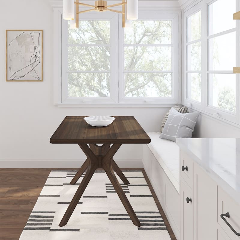 Plank and Beam Verso Rectangular Solid Wood Dining Table - 48"