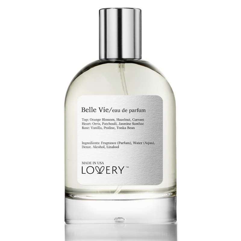Lovery Belle Vie Eau de Parfum, Made in USA, 3.4 oz