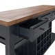 preview thumbnail 25 of 39, Eleanor Two-Tone Wood Wine Rack Buffet Server by iNSPIRE Q Classic