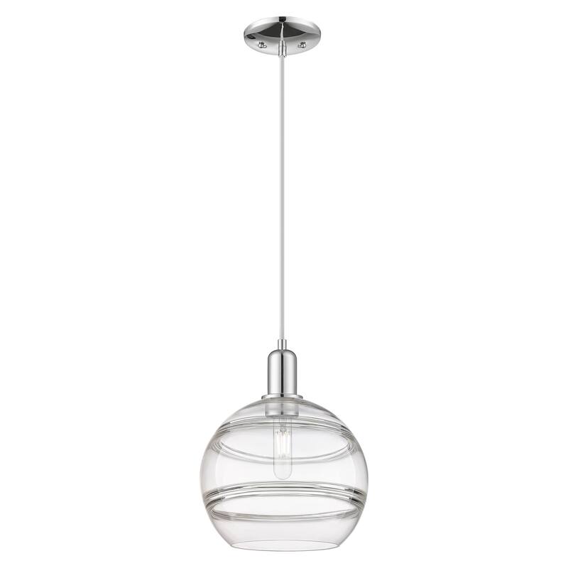 Innovations Lighting Endless Possibilities Arcadia - Rochester - 1 Light 10" Cord Hung Mini Pendant - Clear/Polished Chrome