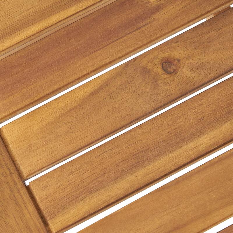 Exquisite Acacia Wood Club Chair and Table Set for Stylish Outdoor Spaces